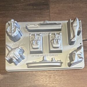 Set of 2 - Saluting the Armed Forces Jell-O Molds